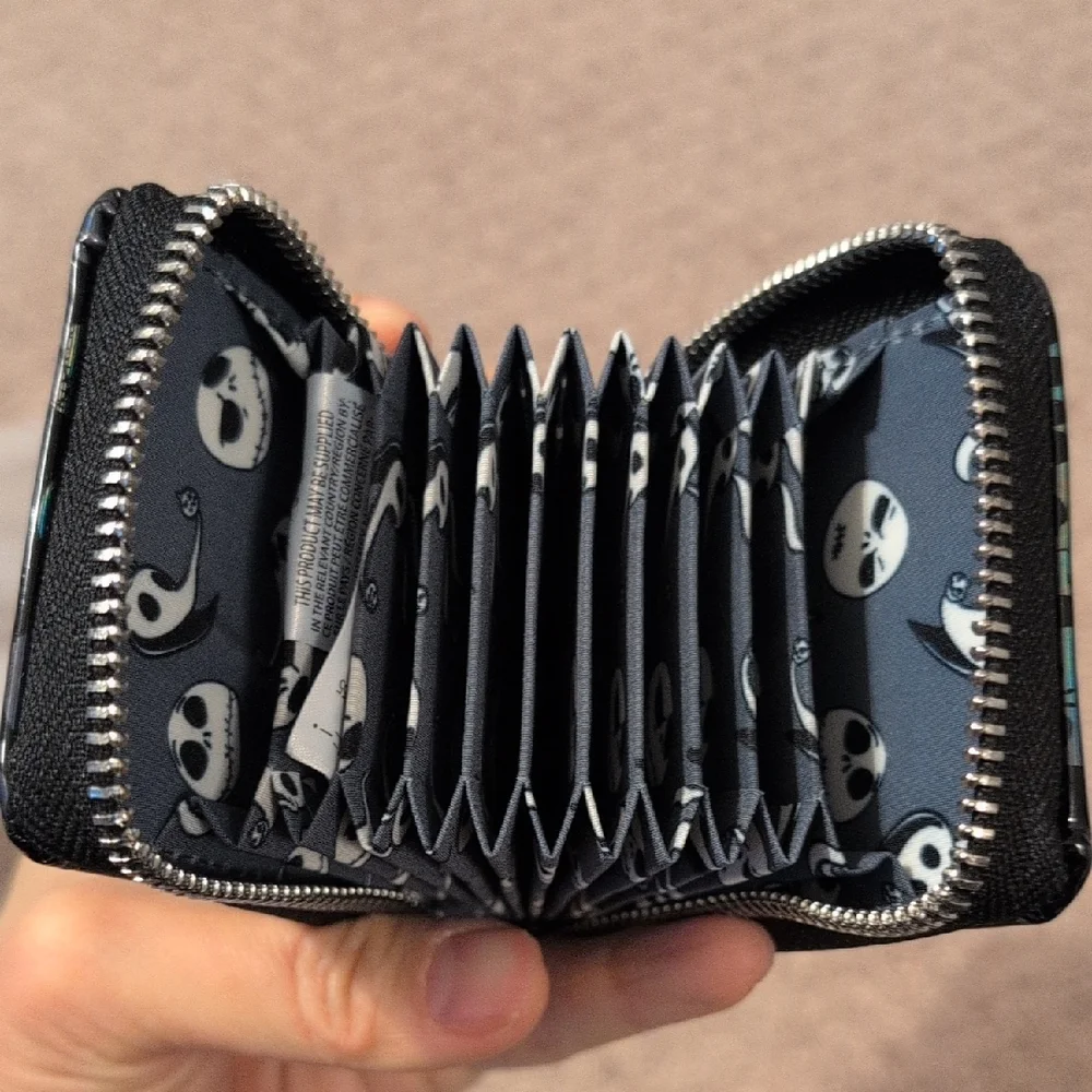 Loungefly Disney Parks Nightmare Before Christmas Jack Skellington Skull Wallet